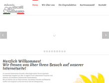 Tablet Screenshot of eiscafe-sottozero.de